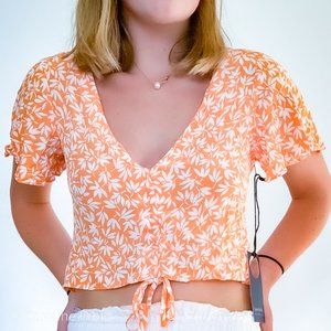 Privacy Please Coco top in orange M